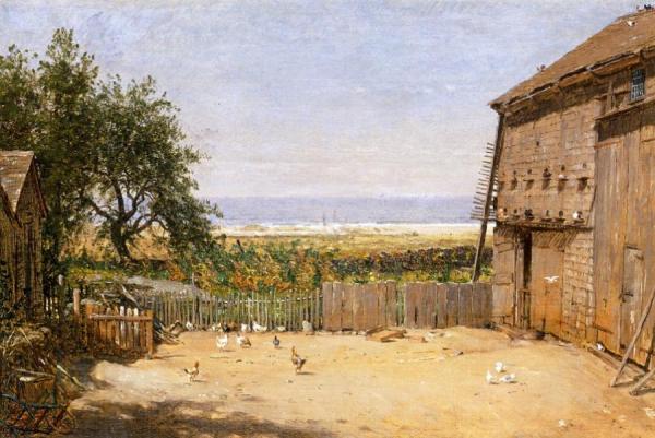 Thomas Worthington Whittredge The Sea From The Dove Cote, Newport, Rhode Island