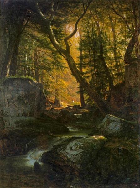 The Trout Pool by Thomas Worthington Whittredge