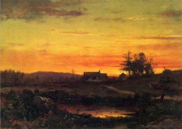 Twilight Landscape by Thomas Worthington Whittredge