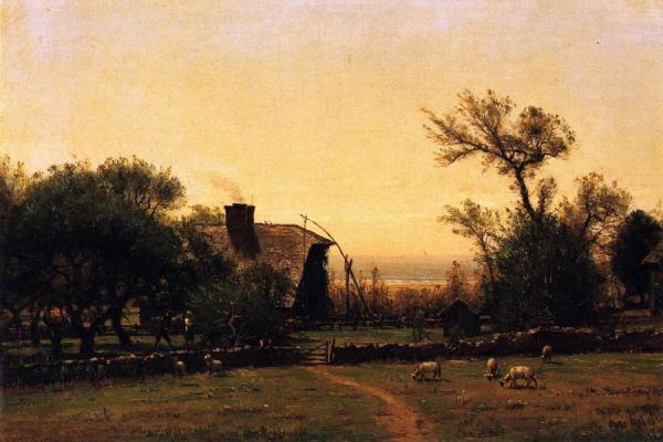 Thomas Worthington Whittredge Whitehall - Bishop Berkeley's Farm At Middleton, Rhode Island