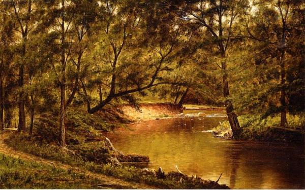 Woodland Interior by Thomas Worthington Whittredge