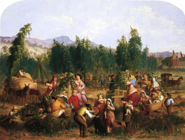 Hop Picking by Thompkins H Matteson