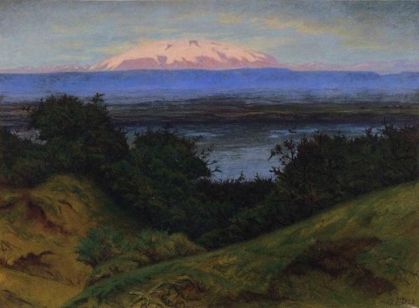 Hekla From Laugardalur by Thorarin Benedikt Thorlaksson