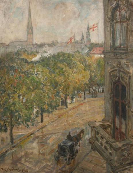 Thorolf Holmboe In A City (bylandskap)