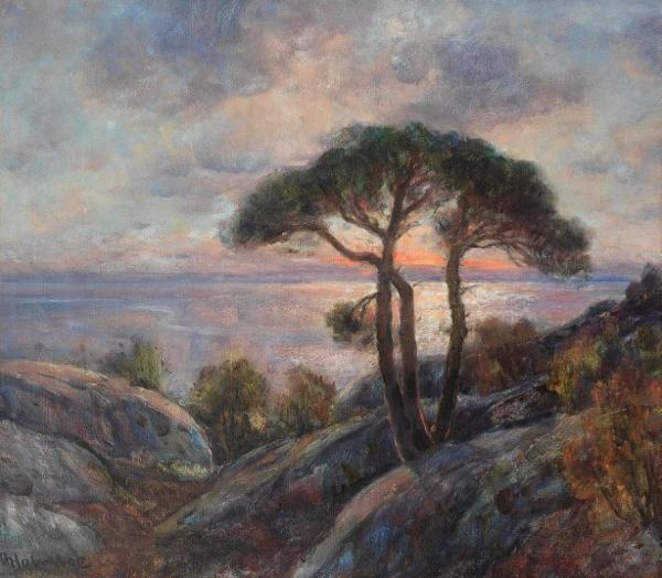 Midnight Sun, Nordland by Thorolf Holmboe