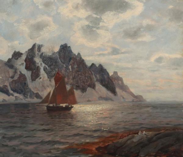 The Journey by Thorolf Holmboe Oil Painting Reproductions