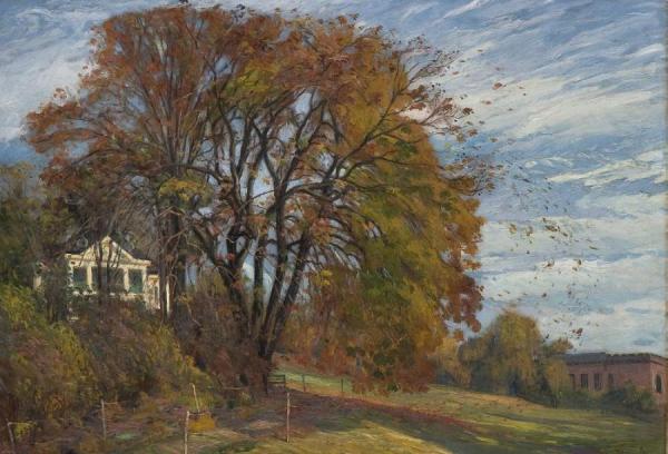 Villa Kasbah, Later The Bergehus by Thorolf Holmboe Oil Painting Reproductions