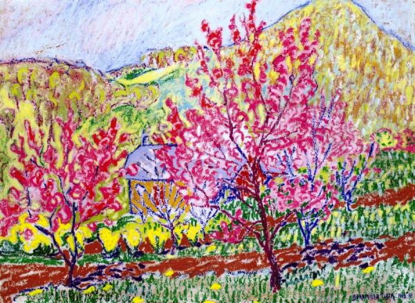 Spring In Nagybánya by Tibor Boromisza