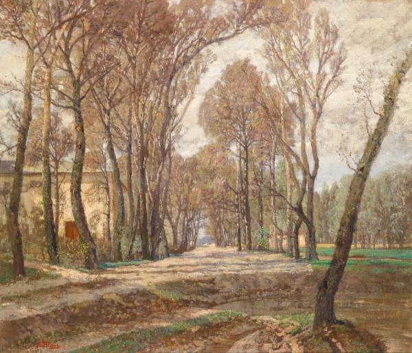 By The Artist's Studio, Prater by Tina Blau