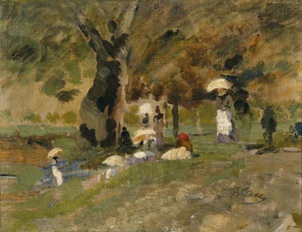 Summer In Prater by Tina Blau