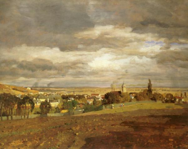 View Of Heiligenstadt by Tina Blau