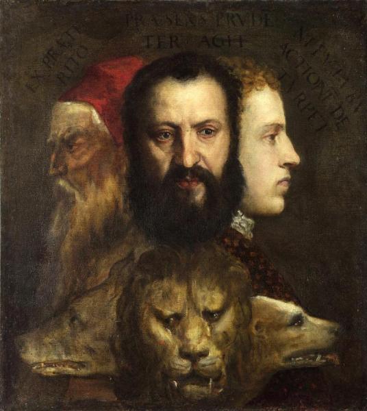 An Allegory Of Prudence by Titian Oil Painting Reproductions