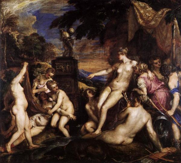Diana And Callisto by Titian