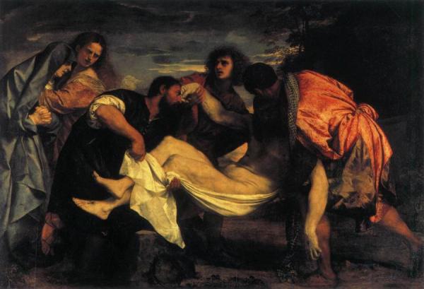 Entombment Of Christ by Titian