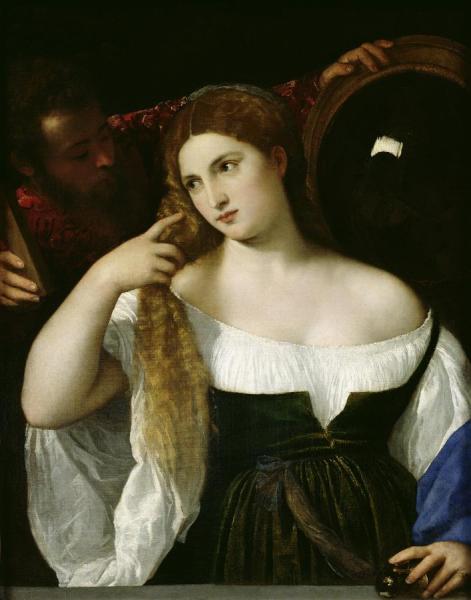 Portrait Of A Woman At Her Toilet by Titian