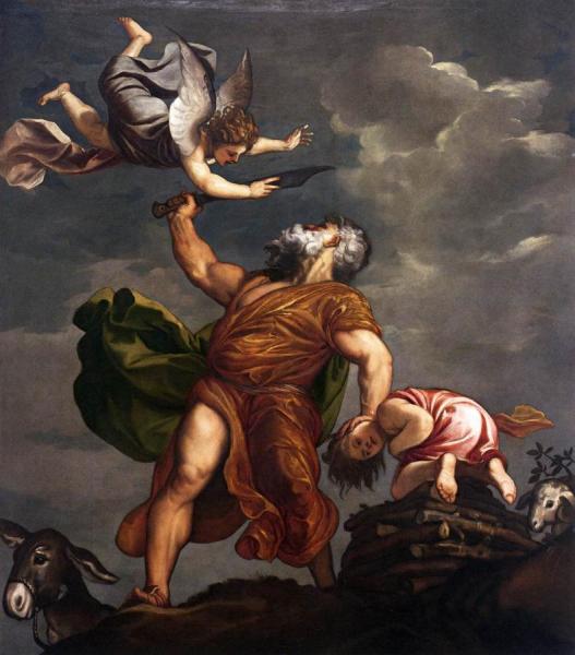 Sacrifice Of Isaac by Titian Oil Painting Reproductions