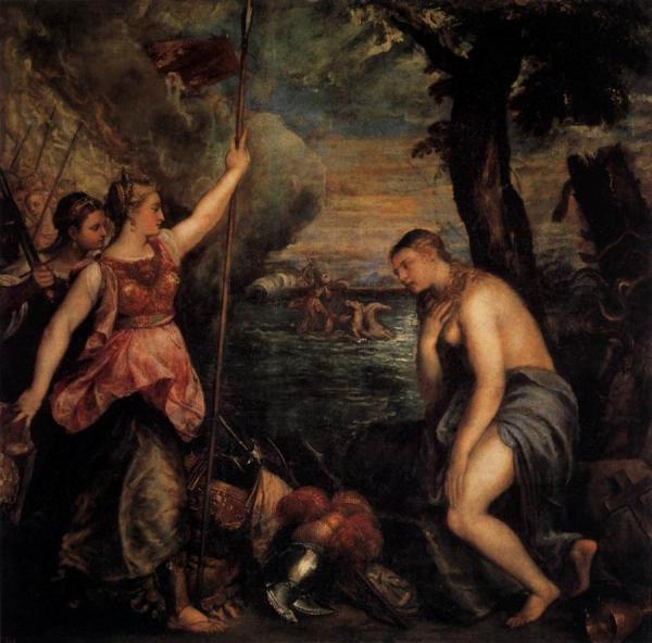 Spain Succouring Religion by Titian