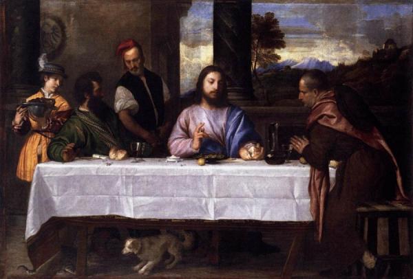 Supper At Emmaus by Titian