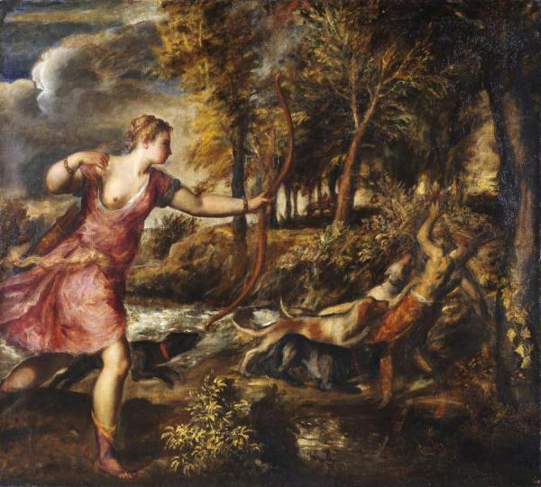 The Death Of Actaeon by Titian