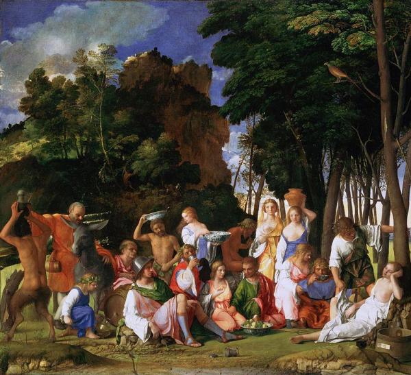The Feast Of The Gods by Titian