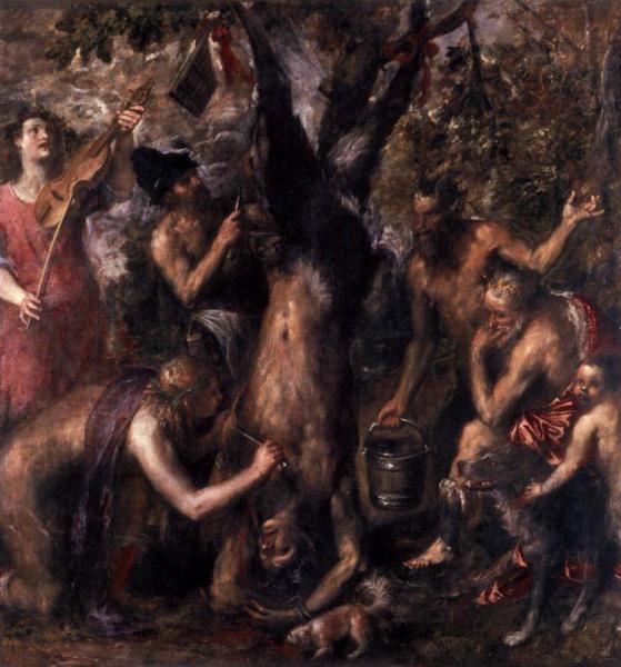 The Flaying Of Marsyas by Titian