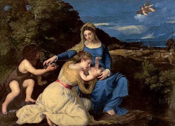 The Virgin And Child With Saints by Titian
