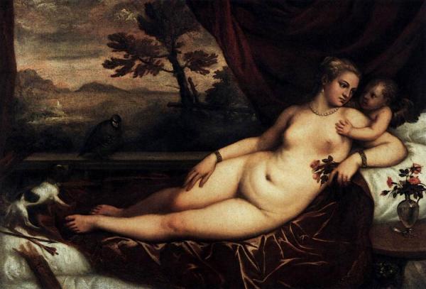 Titian Venus And Cupid