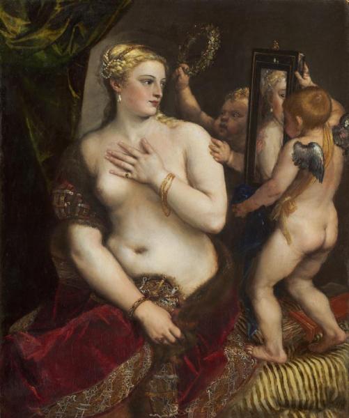 Venus With A Mirror by Titian
