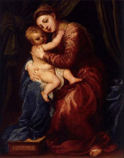Virgin And Child by Titian