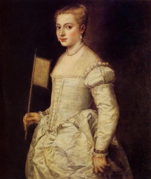 Woman In White by Titian