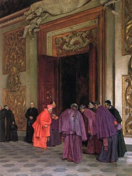 Receiving The Cardinal by Tito-giovanni Lessi