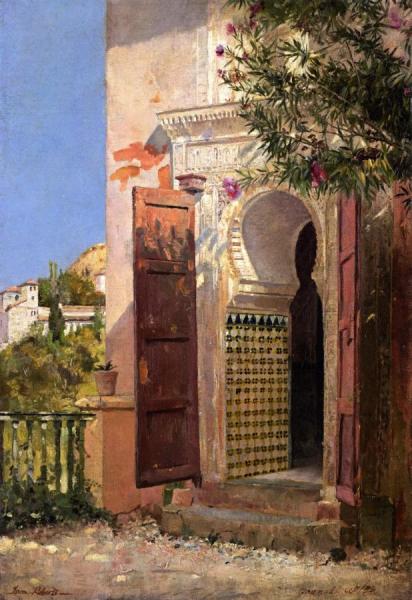 A Moorish Doorway by Tom Roberts