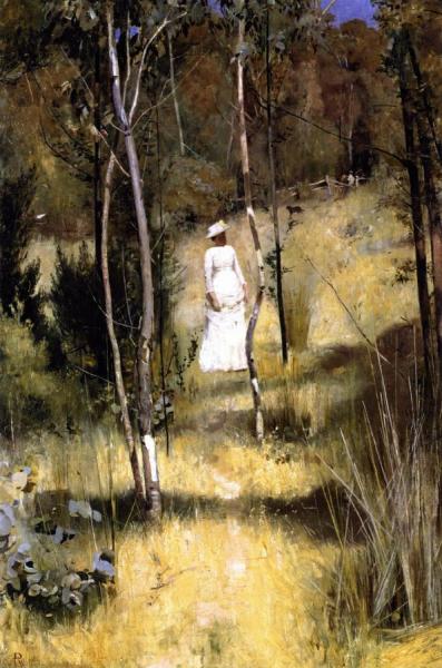 A Summer Morning Tiff by Tom Roberts
