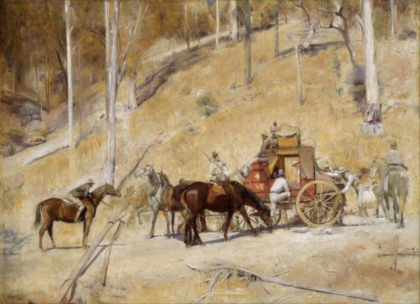 Bailed Up by Tom Roberts