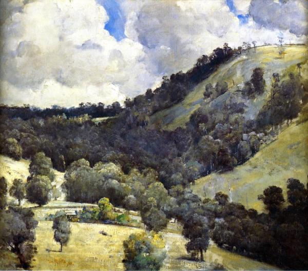 Hillside by Tom Roberts