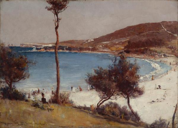Holiday Sketch At Coogee by Tom Roberts