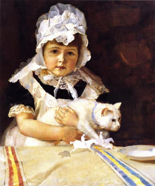 Miss Minna Simpson by Tom Roberts