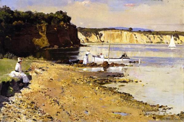Slumbering Sea, Mentone by Tom Roberts