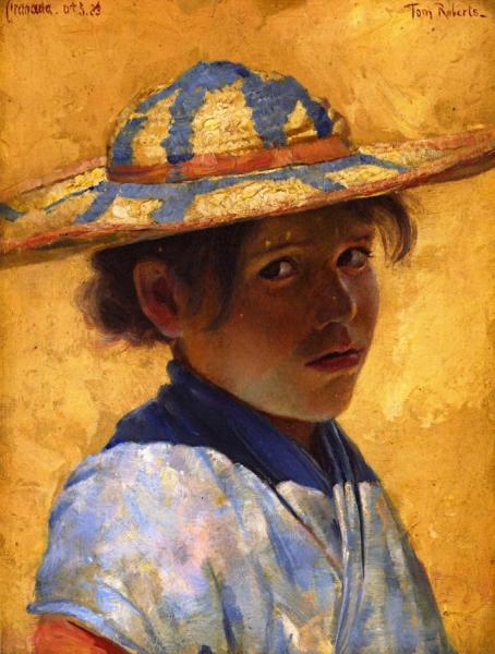 Una Muchacha (a Girl) by Tom Roberts