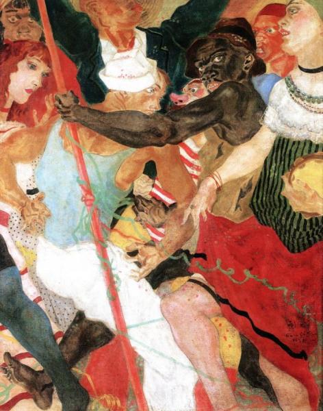 Carnival In Rio De Janeiro by Tsuguharu Foujita