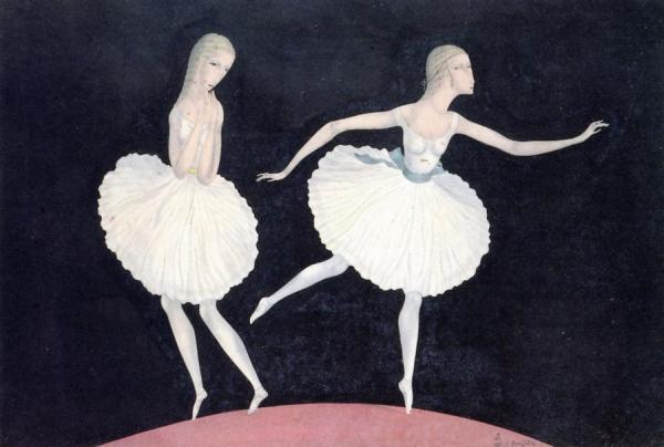 Dancers by Tsuguharu Foujita