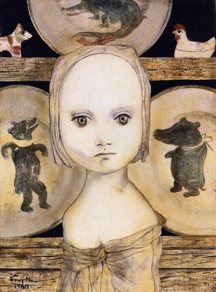 Girl by Tsuguharu Foujita