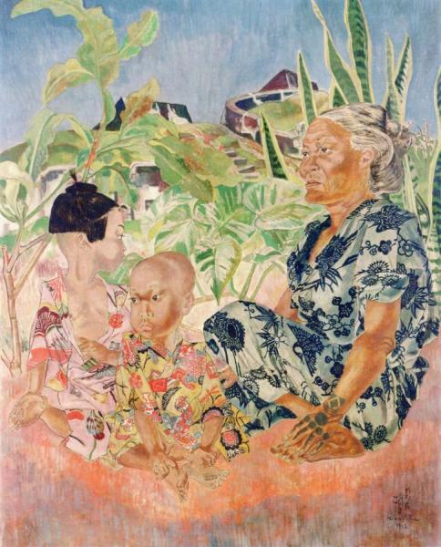 In Okinaw by Tsuguharu Foujita