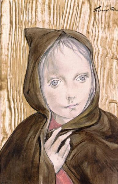 Little Girl by Tsuguharu Foujita