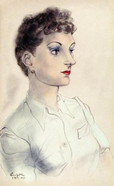 Madame Lilok by Tsuguharu Foujita