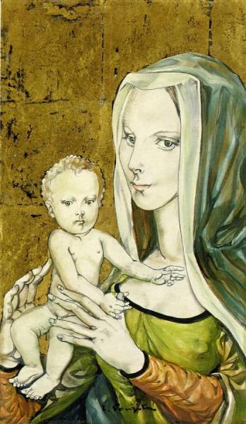 Madonna by Tsuguharu Foujita