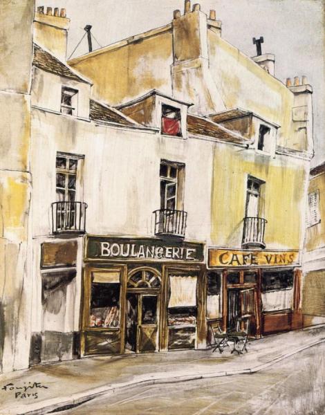 Tsuguharu Foujita Paris Street