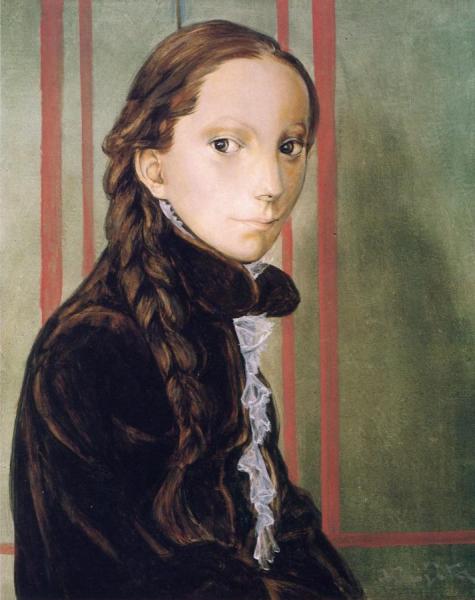 Portrait Of A Woman by Tsuguharu Foujita