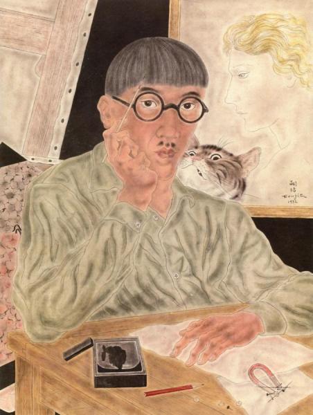 Tsuguharu Foujita Self-portrait