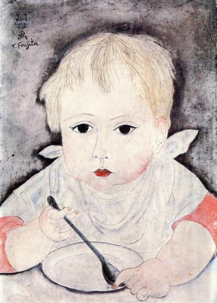 The Baby by Tsuguharu Foujita